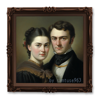 Classic Couple Portraits #3 Samtuse963 logo