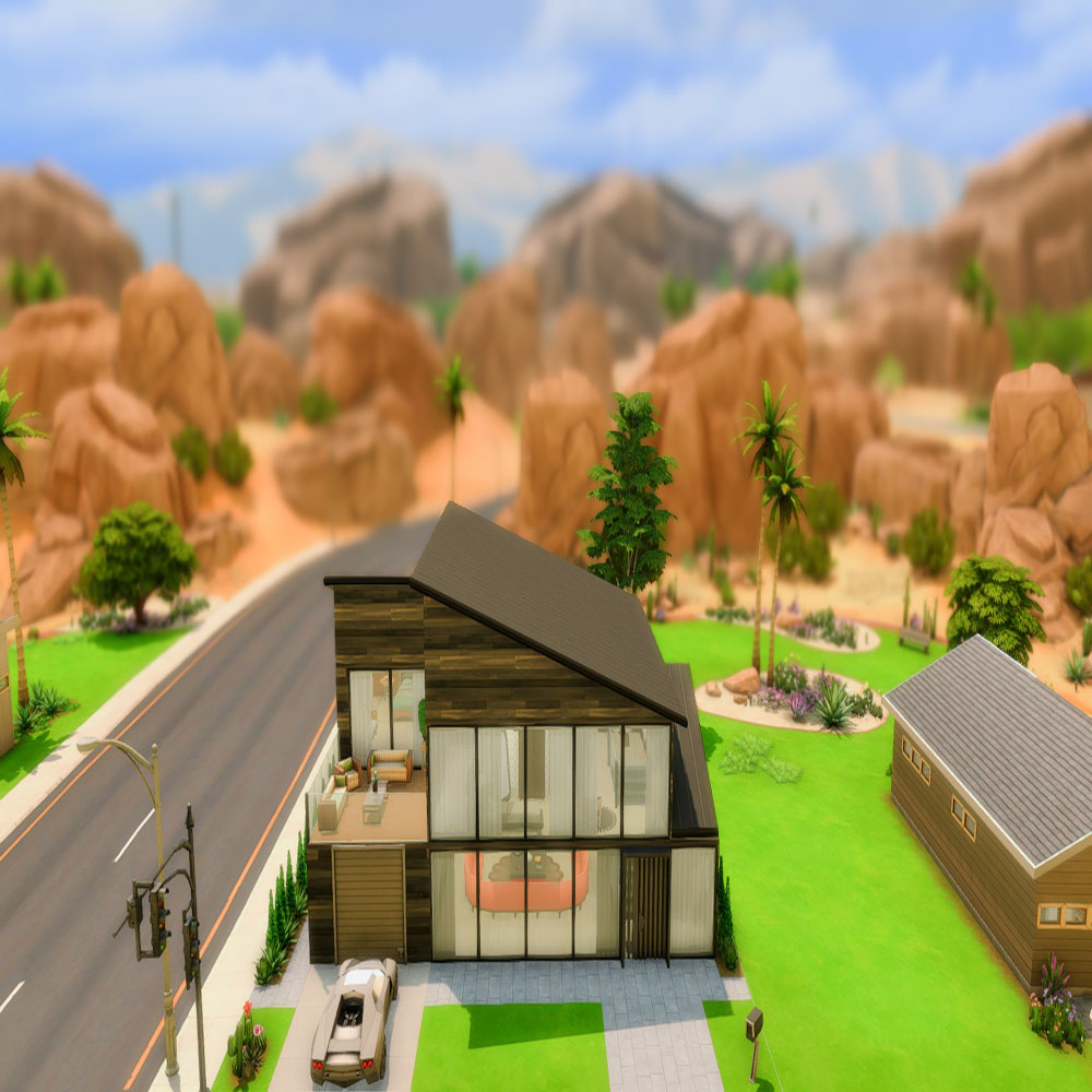 Install Contemporary House No CC The Sims 4 Mods