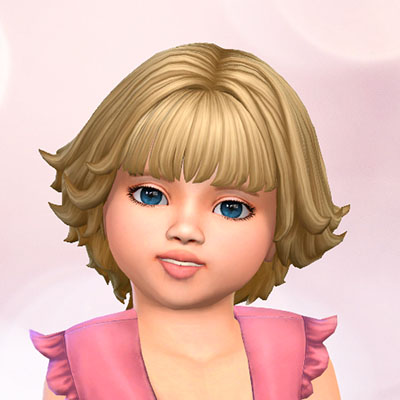 Jordana Hairstyle with Bangs for Toddlers - The Sims 4 Create a Sim ...