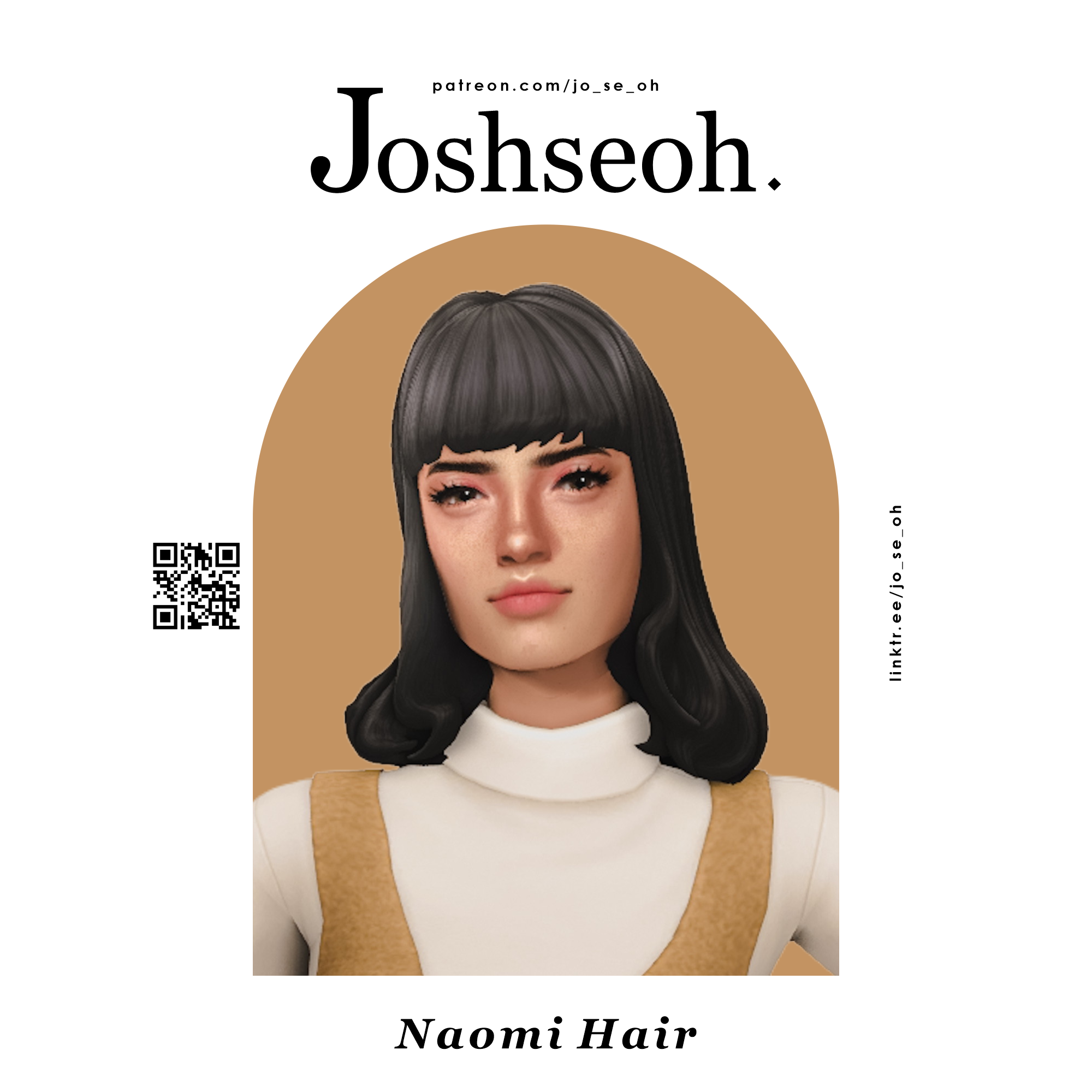 Naomi Hair - The Sims 4 Create a Sim - CurseForge
