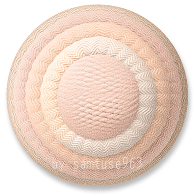 Rustic Pastel Woven Round Dance Rug #14 Samtuse963 logo