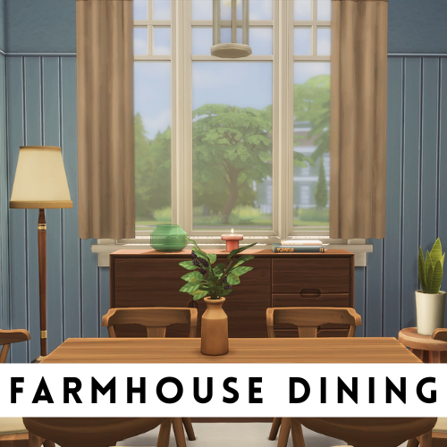 Farmhouse Dining Room - The Sims 4 Rooms / Lots - CurseForge