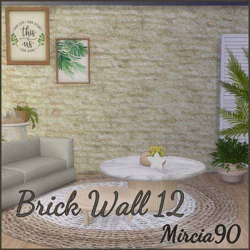 Install Brick Wall 12 The Sims 4 Mods