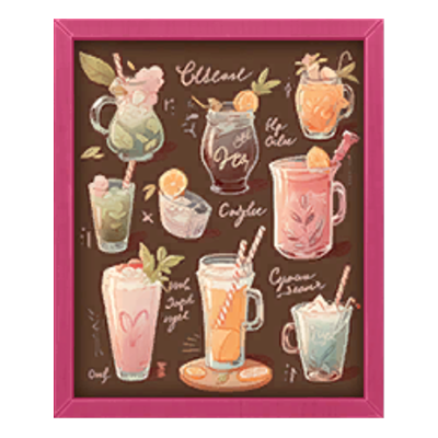 Drink Menu Frame #1 Samtuse963 logo