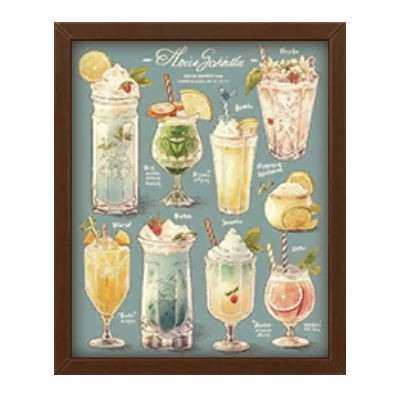 Drink Menu Frame #2 Samtuse963 logo
