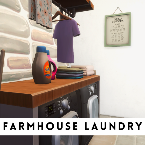 Download Farmhouse Laundry - The Sims 4 Mods - CurseForge