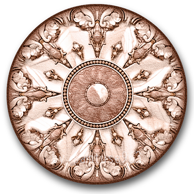 Court Ornate Round Dance Rug #7 Samtuse963 logo