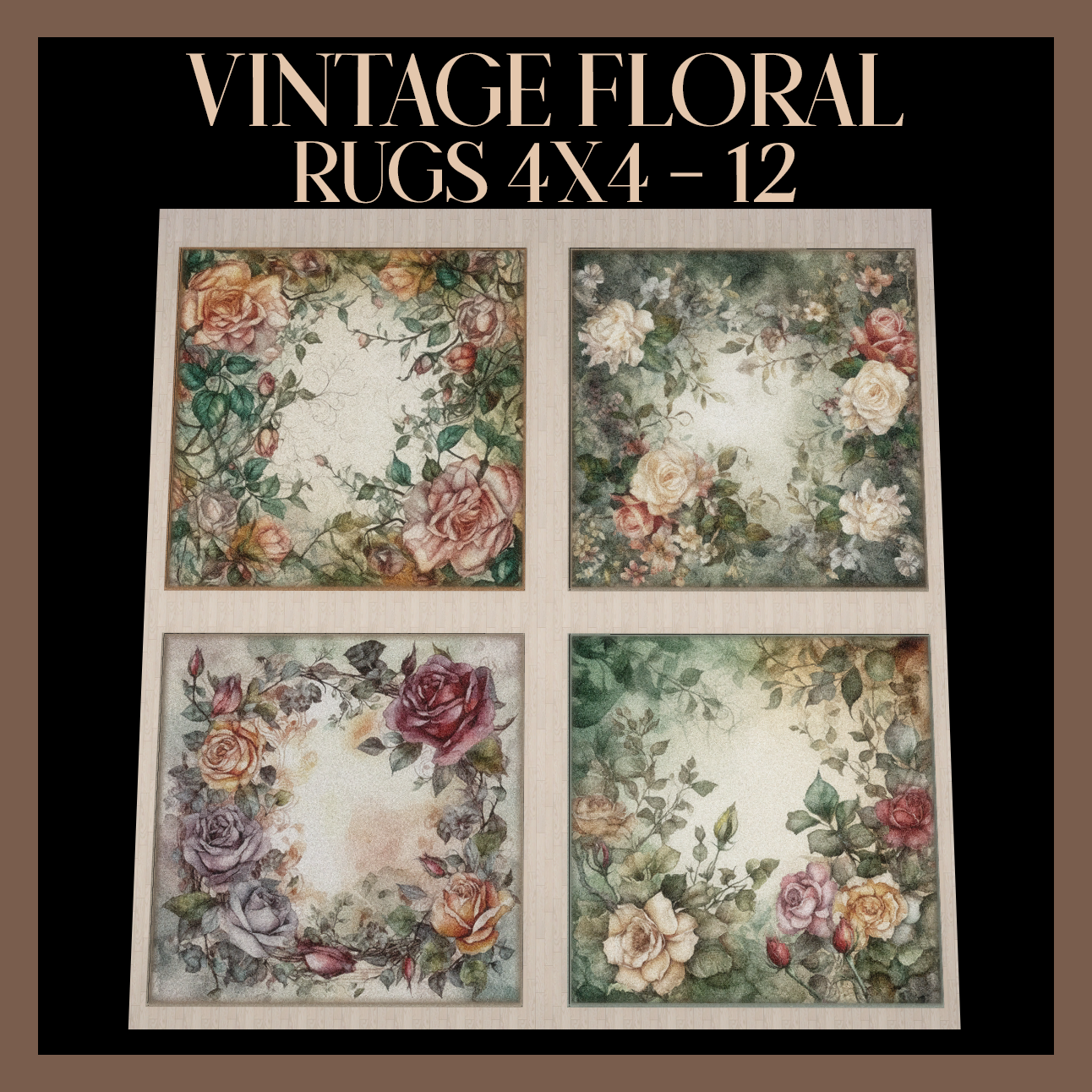 Vintage Floral Rugs 4X4 - The Sims 4 Build / Buy - CurseForge