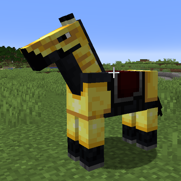 minecraft gold horse armor