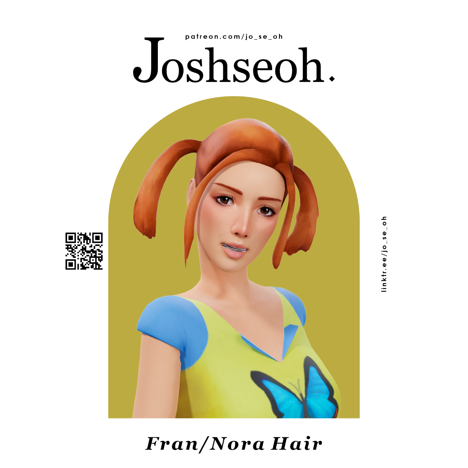 Fran/Nora Hair - The Sims 4 Create a Sim - CurseForge