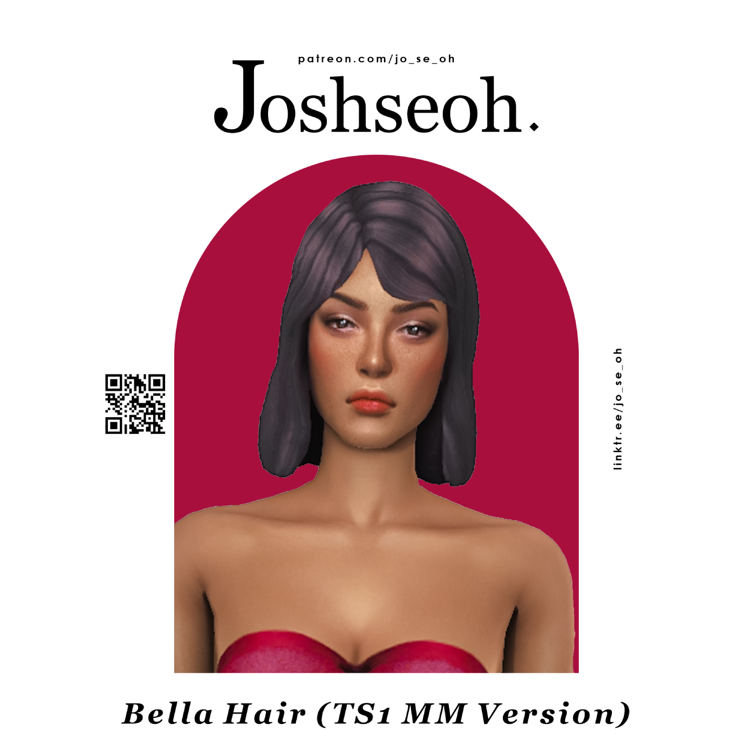 Download Ts1 Bella Hair Maxis Match Version The Sims 4 Mods