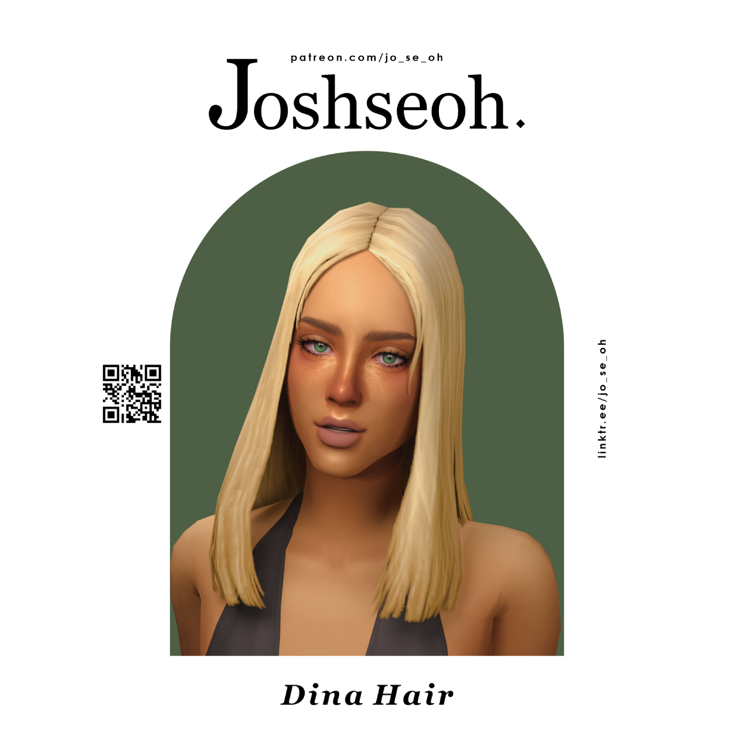 Dina Hair (TS2 conversion) - Files - The Sims 4 Create a Sim - CurseForge