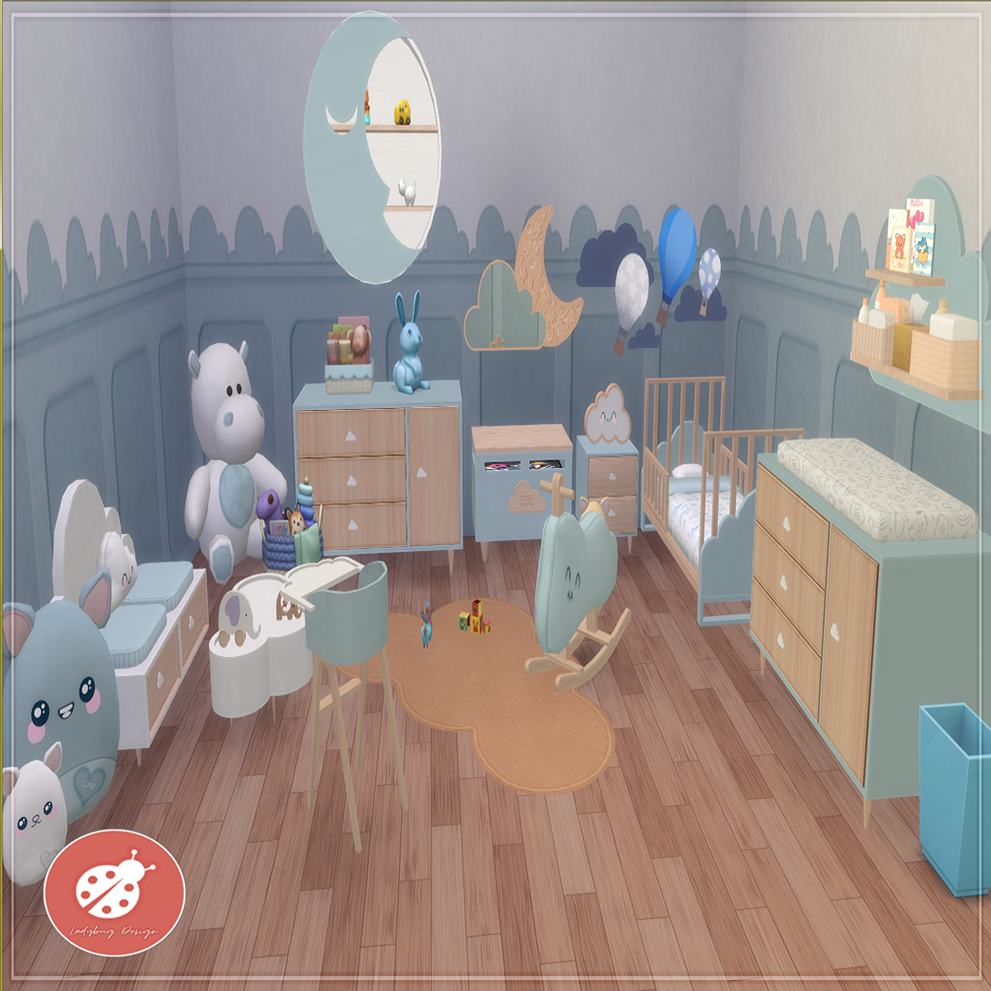 LBD - Cute Cloud - Nursery and toddler bedroom logo