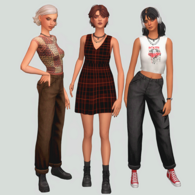 wardrobe essentials pack - female - The Sims 4 Create a Sim - CurseForge