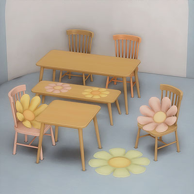 Harmony dining set - The Sims 4 Build / Buy - CurseForge