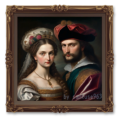 Classic Couple Portraits #4 Samtuse963 logo
