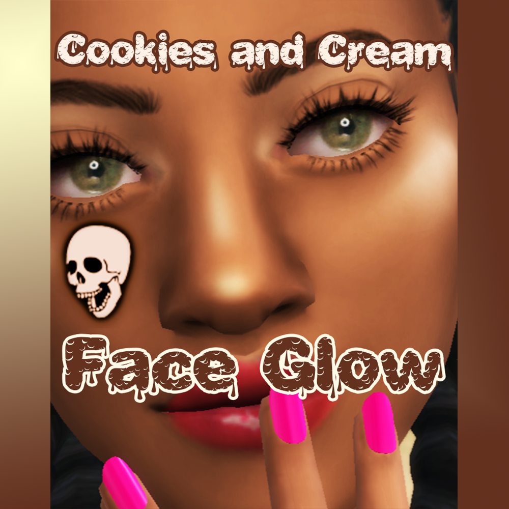 Cookies N Cream Face Glow (blush) Summer Treats Collab The Sims 4