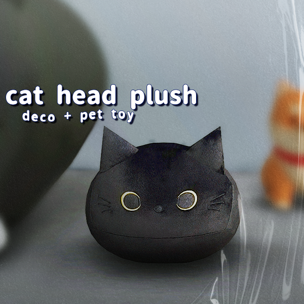 [dro] Cat Head Plush - Pet Toy and Deco project avatar