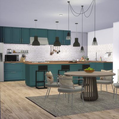 modern blue kitchen project avatar