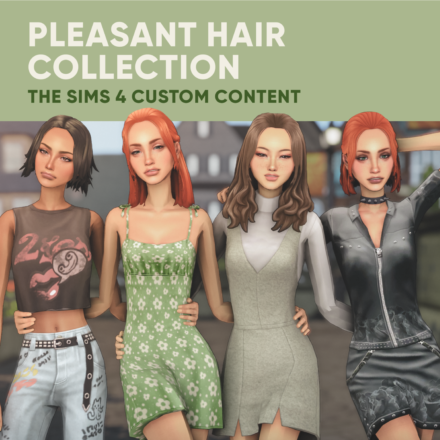 Prudence Hair - The Sims 4 Create a Sim - CurseForge