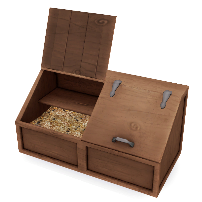 EquiStyle Grain Storage Bin for horses The Sims 4 Build / Buy