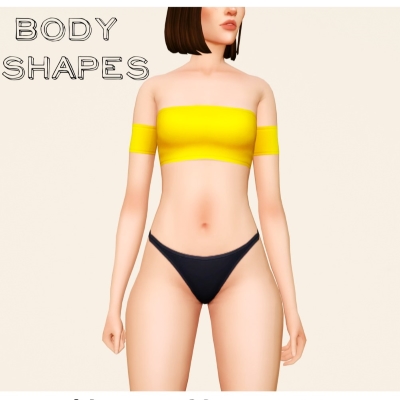 Body Shapes - Female Body Presets - Files - The Sims 4 Create a