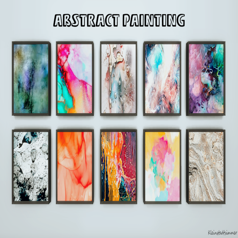 Abstract Painting The Sims 4 Build Buy CurseForge   638234743503187458 