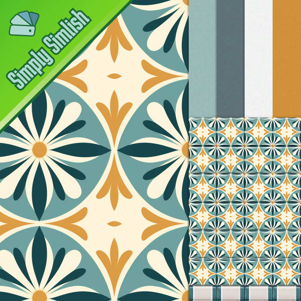 Download Funky Flowery Kitchen Wall Tiles - The Sims 4 Mods - CurseForge