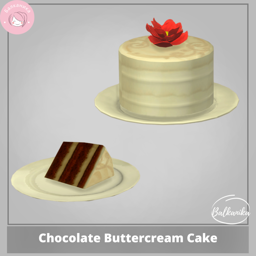 Install Chocolate Buttercream Cake - The Sims 4 Mods - CurseForge