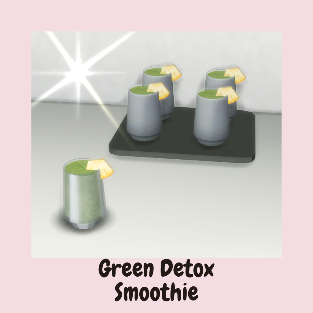 Green Detox Smoothie The Sims 4 Mods