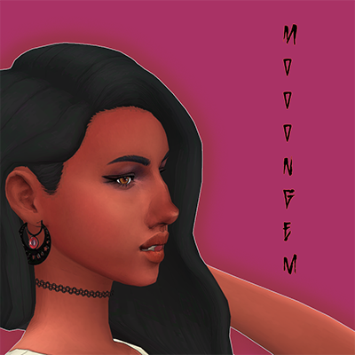 moongem, earrings - fayethegray - The Sims 4 Create a Sim - CurseForge