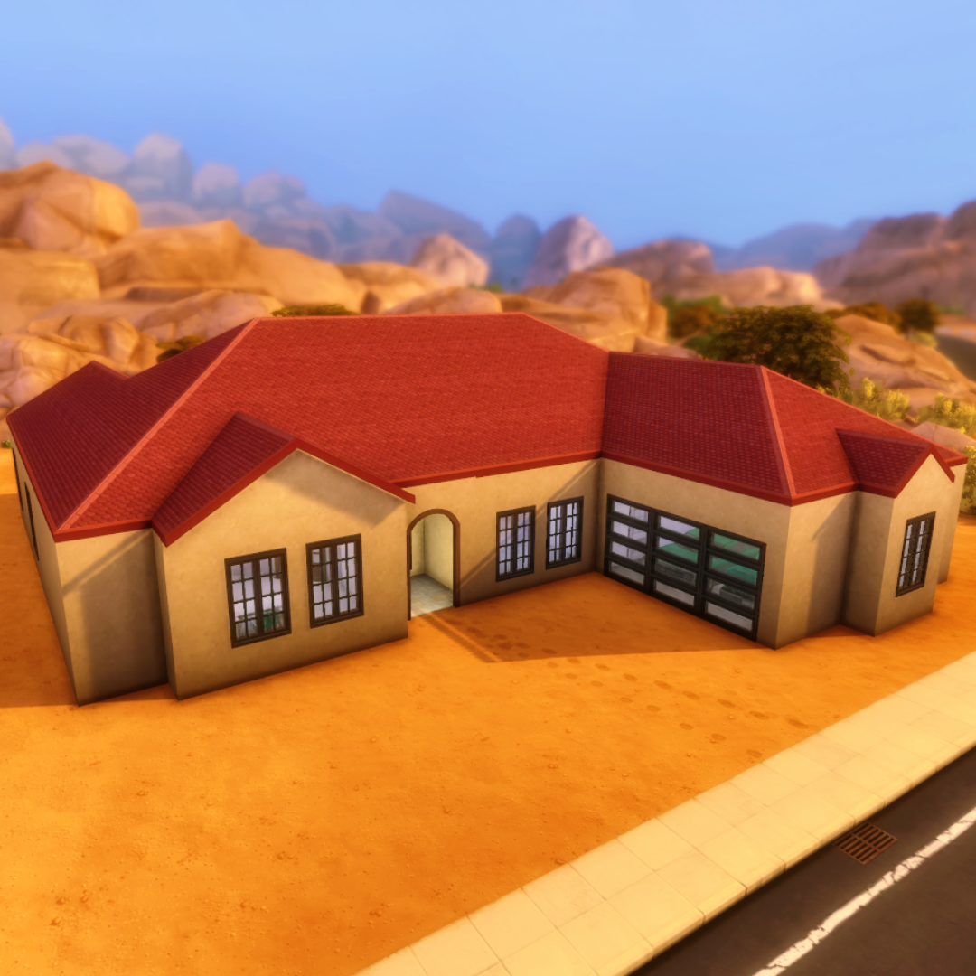 Mediterranean 3 Bed 2 Bath House The Sims 4 Rooms Lots CurseForge