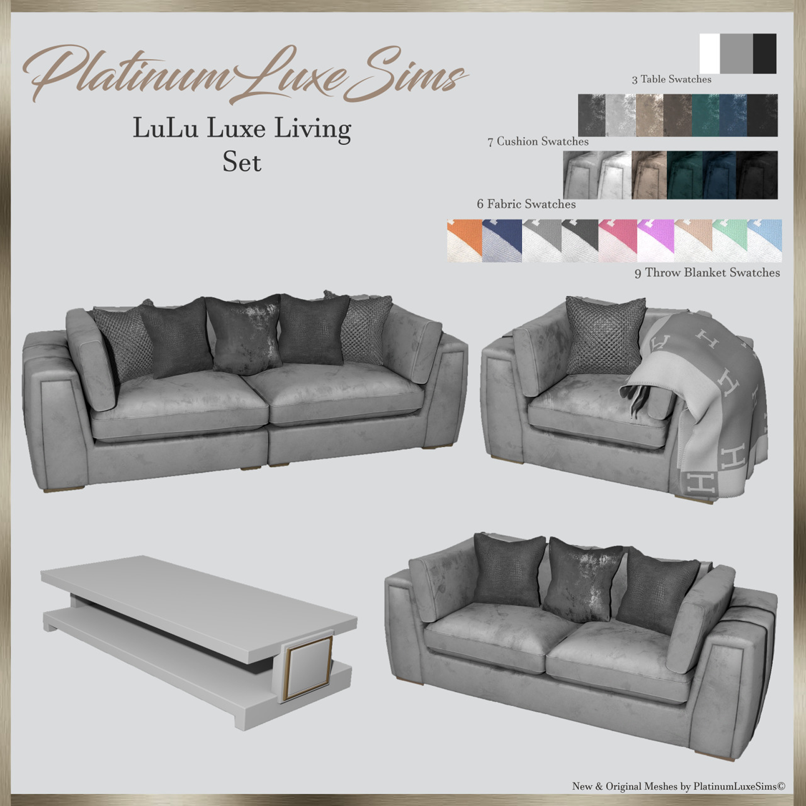 LuLu Luxe Living Set logo