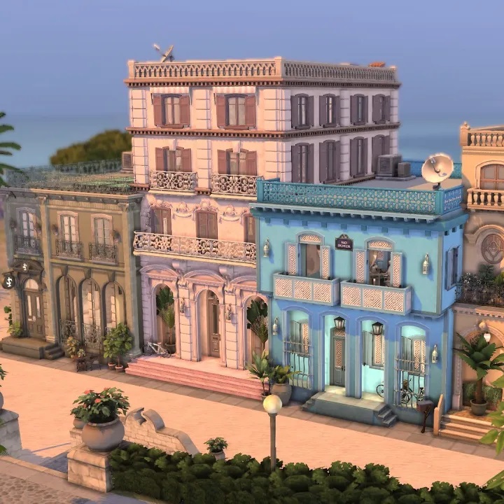 Bowed Living - The Sims 4 Build / Buy - CurseForge