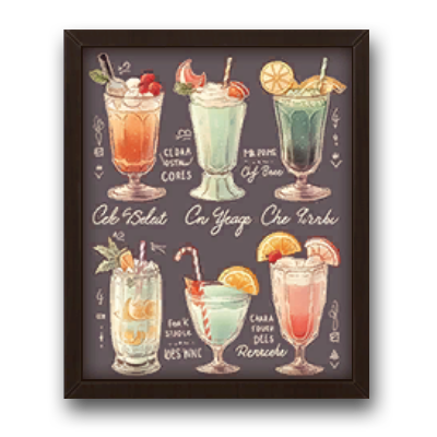 Drink Menu Frame #3 Samtuse963 logo