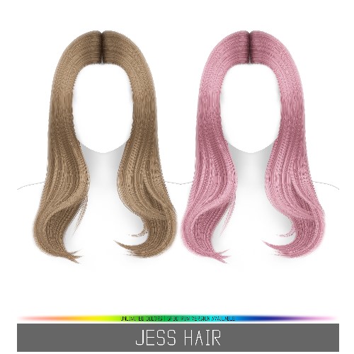 Download Simpliciaty's Jess Hair - The Sims 4 Mods - CurseForge
