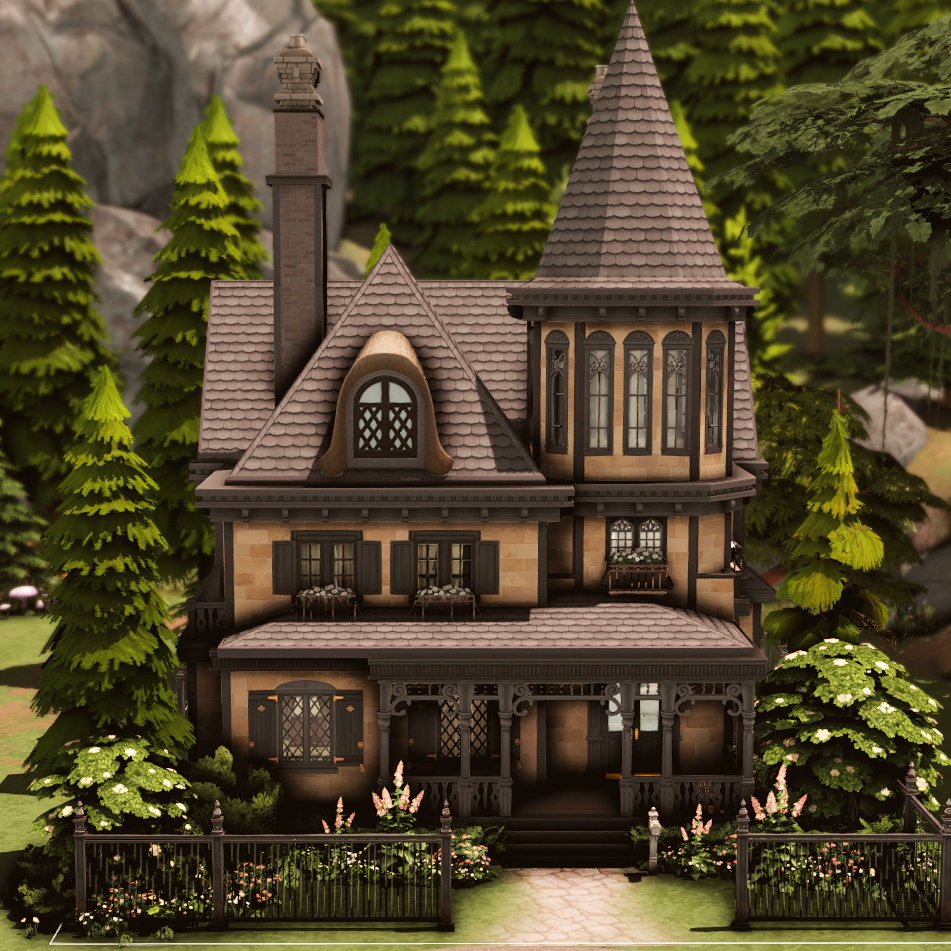 Dark Academia Witch House III - The Sims 4 Rooms / Lots - CurseForge