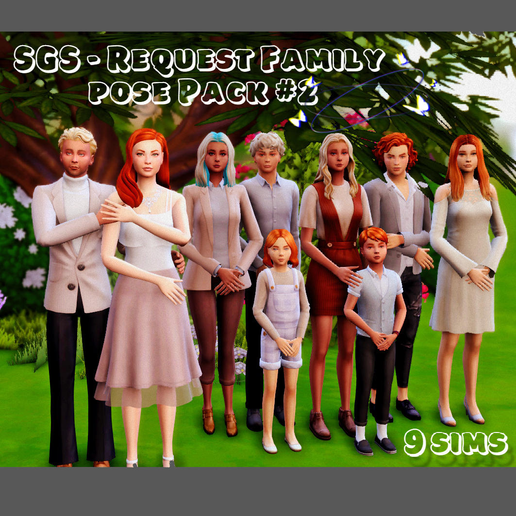 SGS Family Ties Pose Pack The Sims 4 Mods
