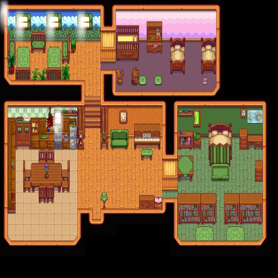 Lumisteria Custom Set Of Oak Furniture - Mods - Stardew Valley