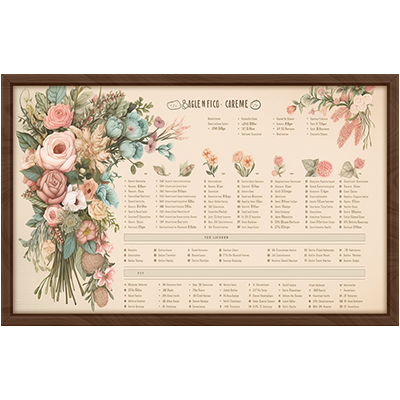 Flower Shop Menu Board #1 Samtuse963 logo