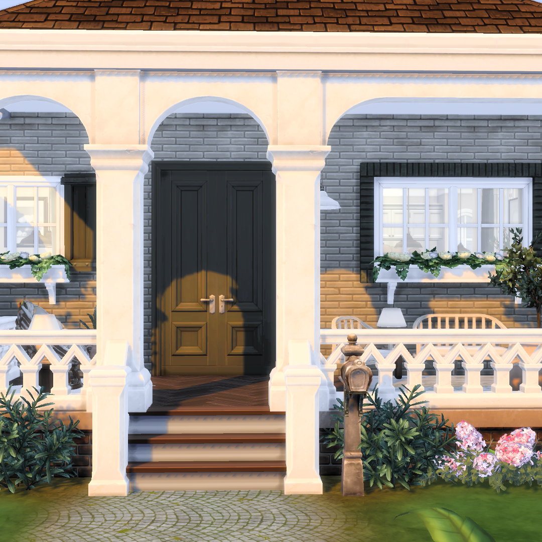 Jardin The Front Porch The Sims 4 Rooms / Lots