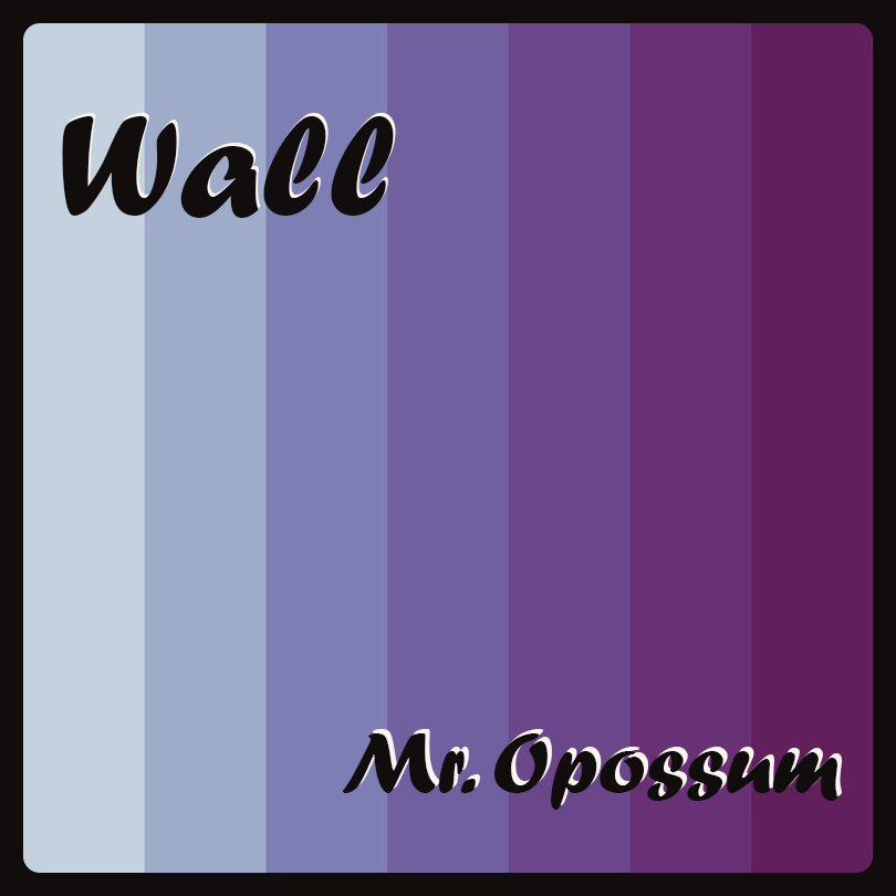 Mr.Opossum blue lagoon walls logo