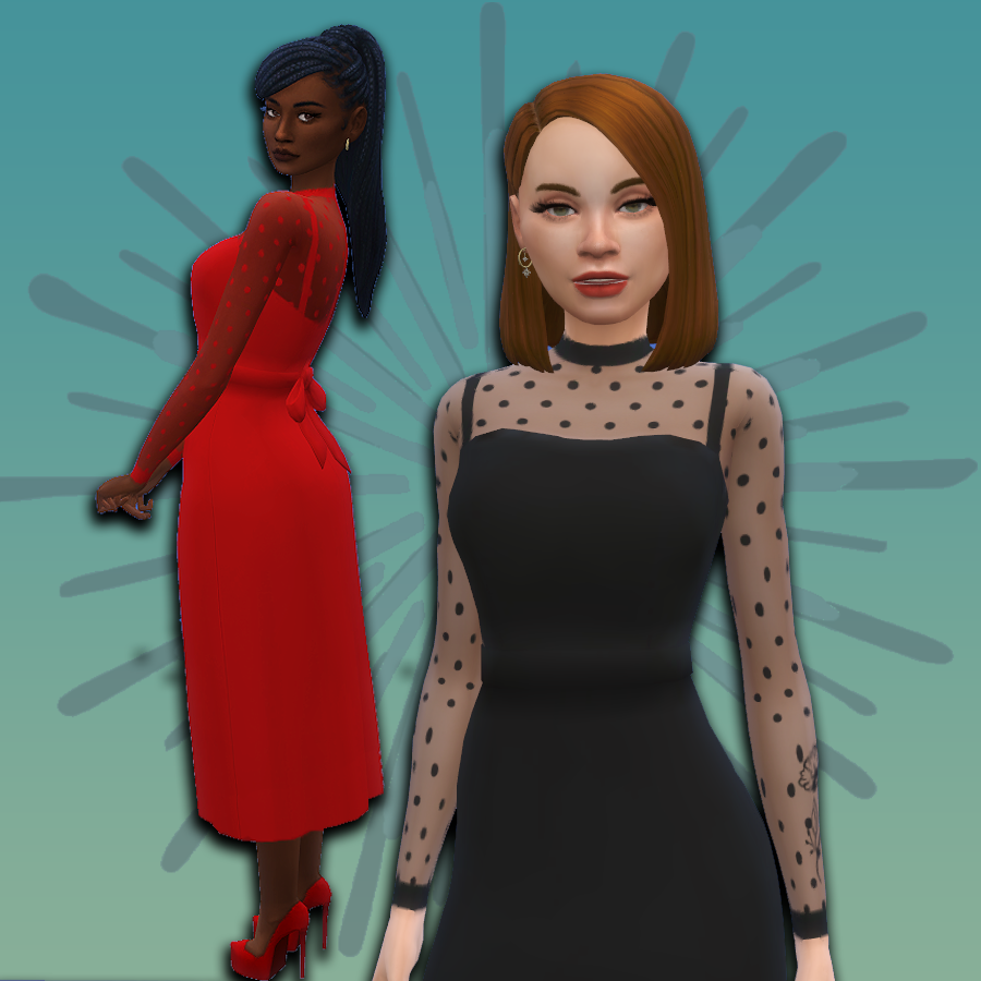 Simone Dress - The Sims 4 Create a Sim - CurseForge