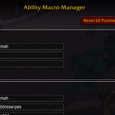Ability Macro Manager - World of Warcraft Addons - CurseForge