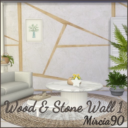 Download Wood & Stone Wall #1 - The Sims 4 Mods - CurseForge