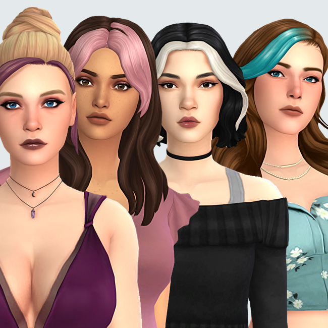 Download Hair Streak Overlays 1 - The Sims 4 Mods - CurseForge