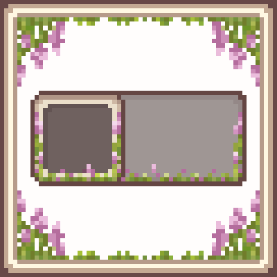 Overgrown Flowery Hotbar