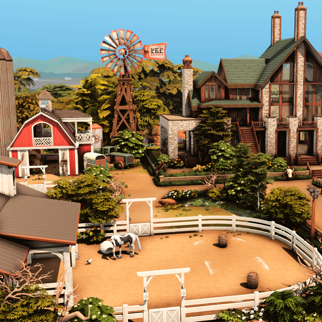 Ranch for all Animals - The Sims 4 Rooms / Lots - CurseForge