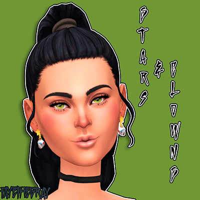 fayethegray - stars & clowns, earrings - The Sims 4 Create a Sim ...