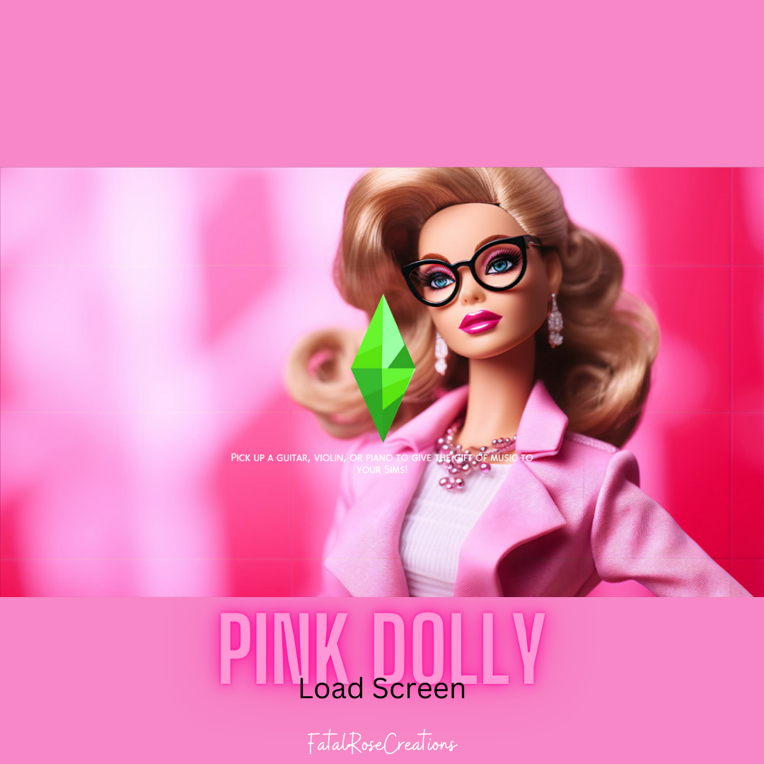 Fatalrosecreations Pink Dolly Loading Screen The Sims 4 Mods Curseforge 7286